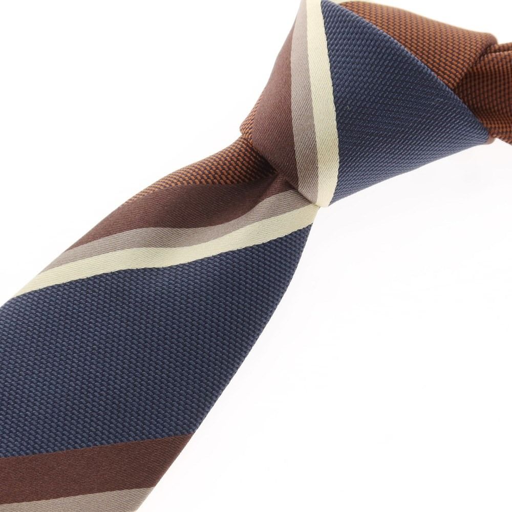 新品 FRANCO BASSI フランコバッシ ネクタイ レジメンタルストライプ