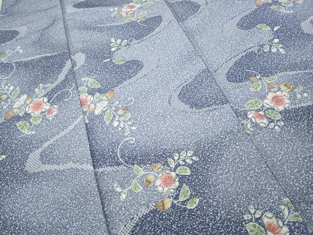 平和屋着物▽小紋 単衣 辻が花 洗える着物 CAAW2805ut