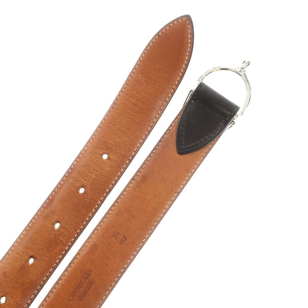 シャンボール セリエ カーフレザー ベルト 【サイズ36/90】｜