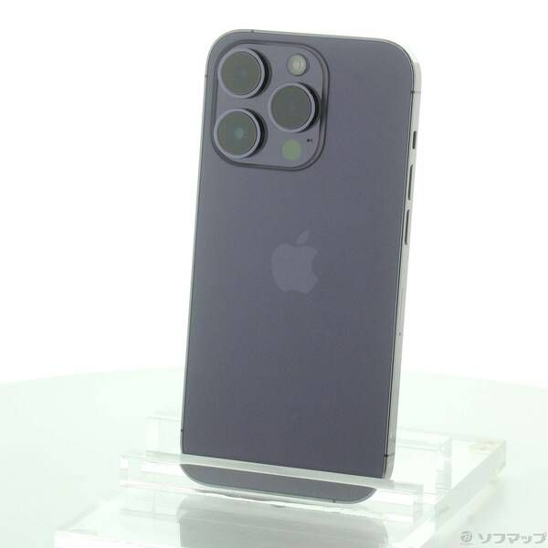 〔中古品〕 iPhone14 Pro 128GB ディープパープル MQ0F3J／A SIMフリー【276】