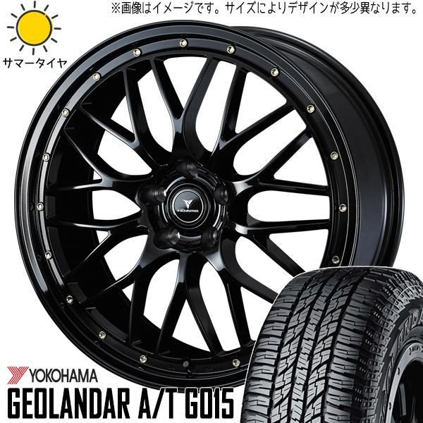 NBOX タント アルト スペーシア 165/55R15 ホイールセット | ヨコハマ ジオランダー AT u0026 アセット M1 15インチ 4穴100 