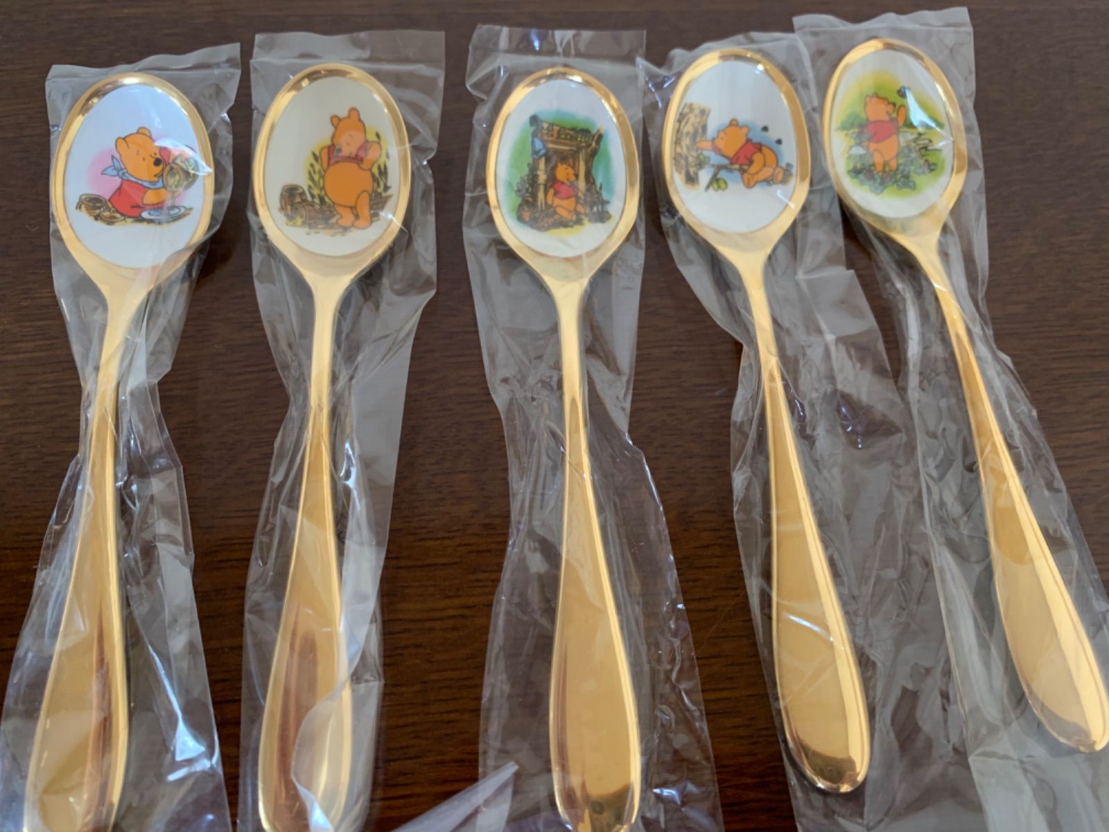 メルカリshops 新品未使用レア プーさん スプーン フォーク セット ディズニー Disney