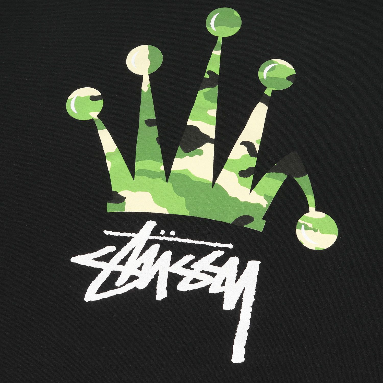 STUSSY 迷彩柄 ロンティー 90s Stussy ステューシー長袖Tシャツ ロンT ワッフル生地