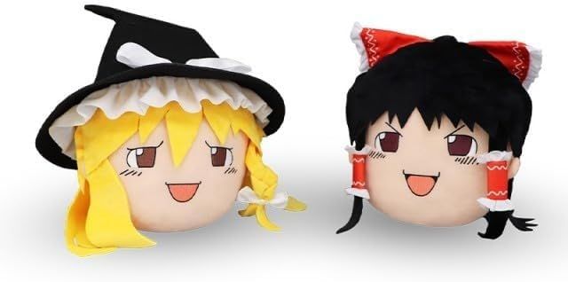 「ゆっくりしていってね！！！」BIG ぬいぐるみ 東方'Project 全2種セット ゆっくり霊夢 ゆっくり魔理沙 
