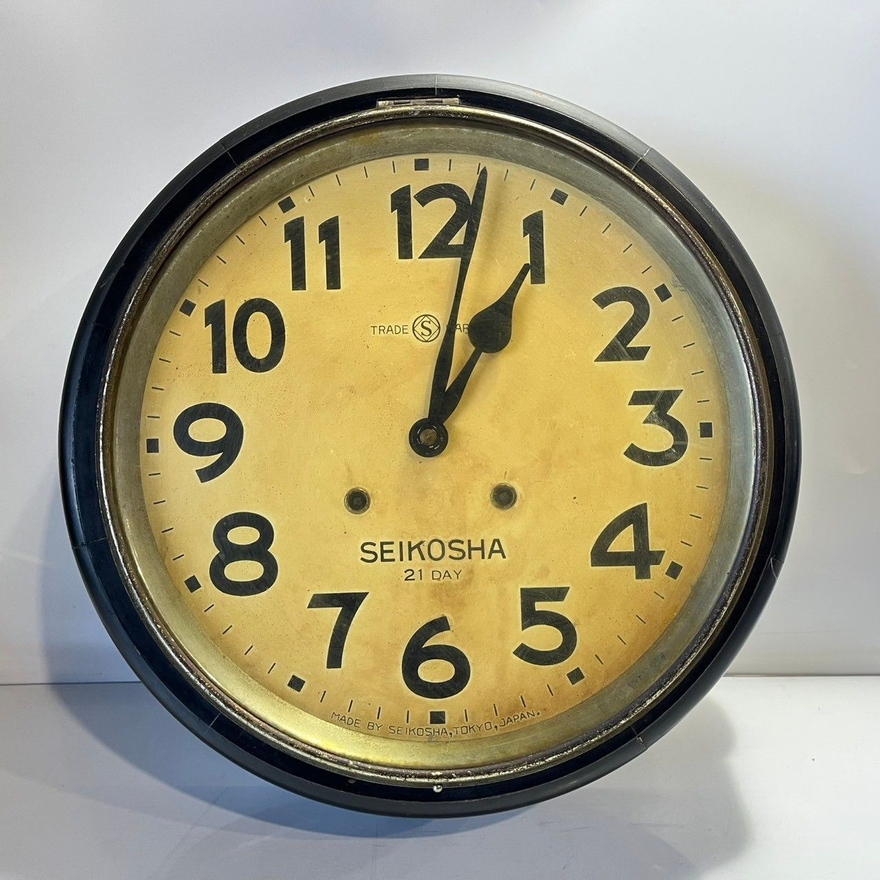 【完動品】SEIKOSHA 精工舎 ゼンマイ 21DAY 柱時計 ボンボン時計 完動品】SEIKOSHA 精工舎 ゼンマイ 21DAY 柱時計 ボンボン時計