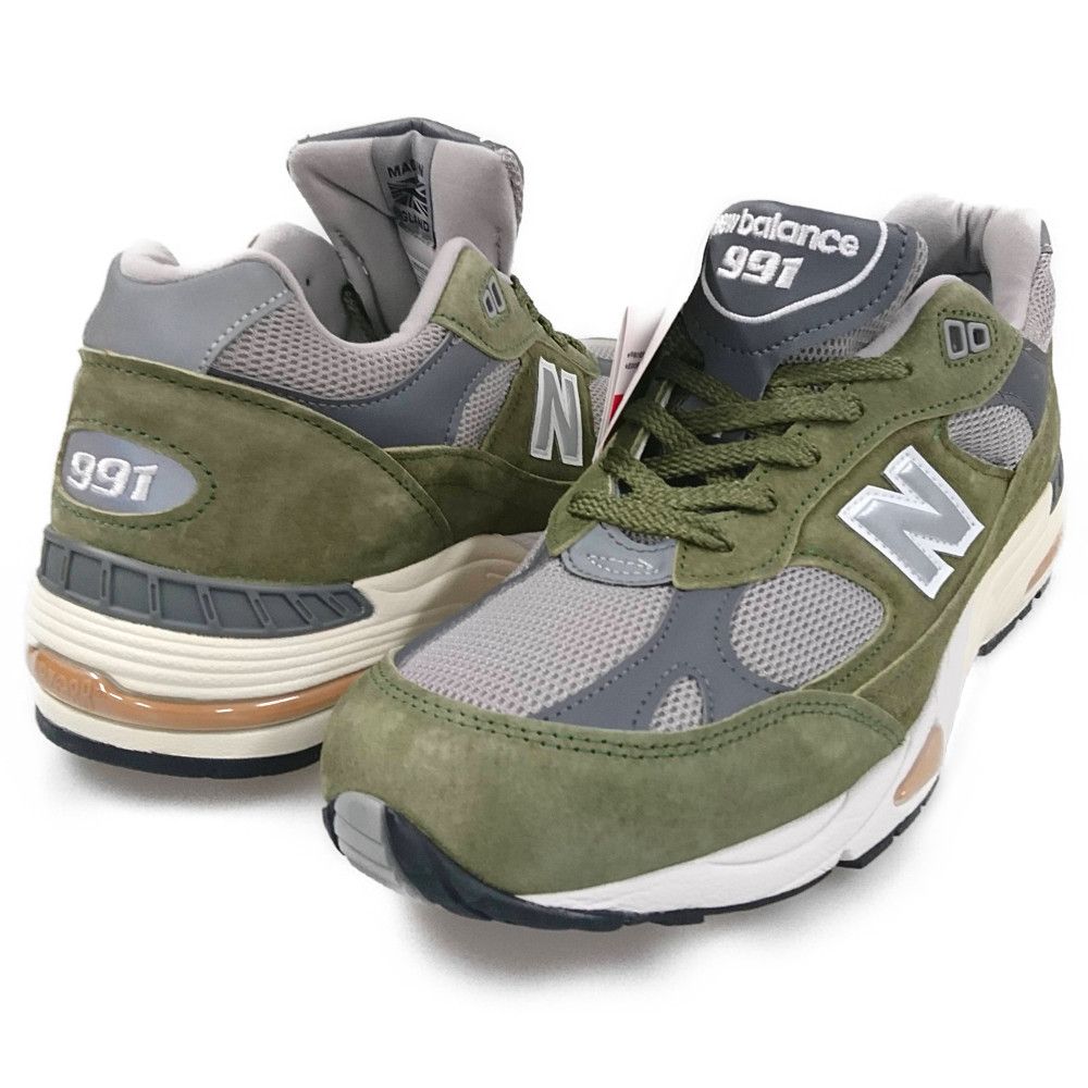 NEW BALANCE ニューバランス 品番 M991GGT シューズ スニーカー カーキ グリーン系 サイズUS9D=27cm 正規品 / 30494