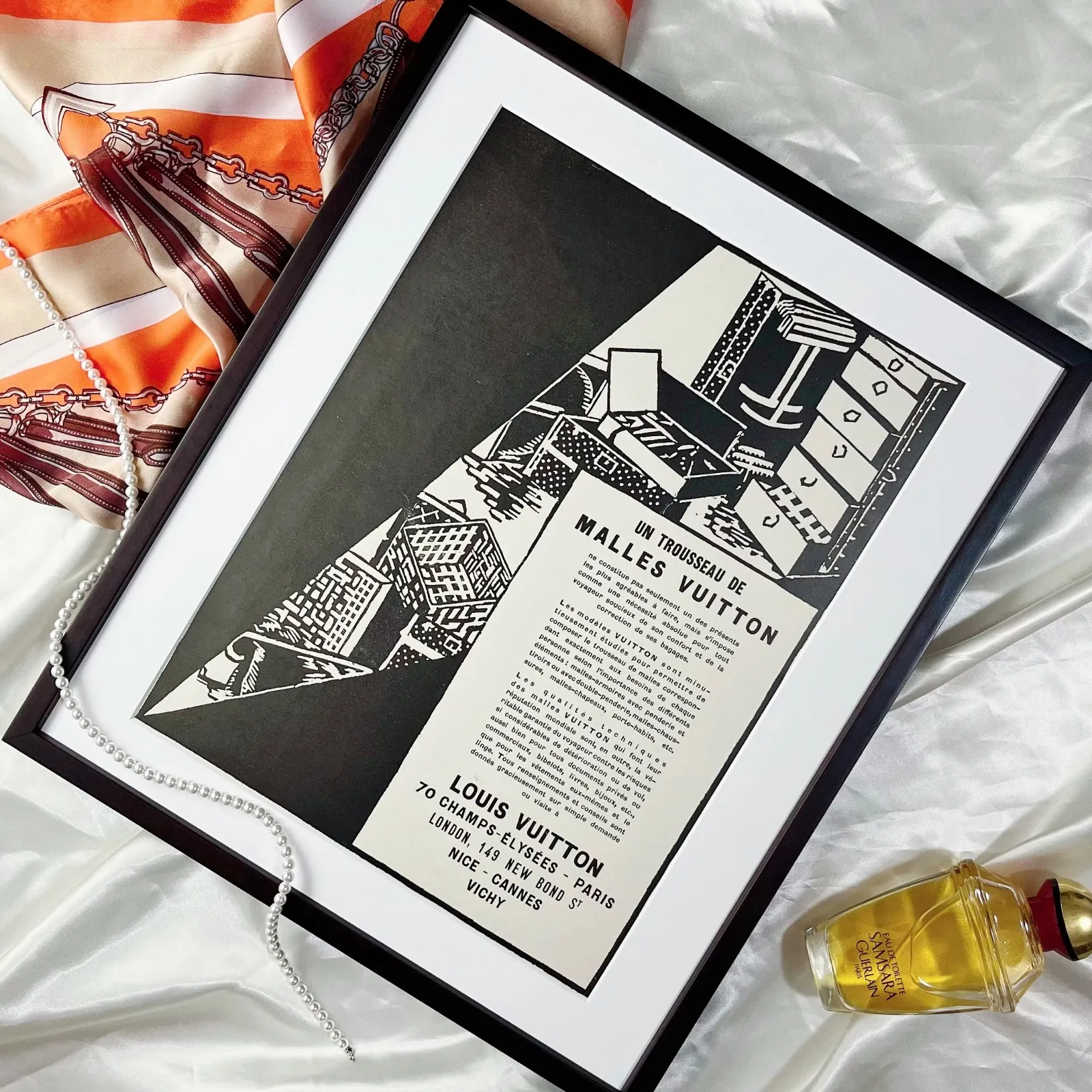 1926 広告＞Louis Vuitton ルイヴィトン ポスター ヴィンテージ