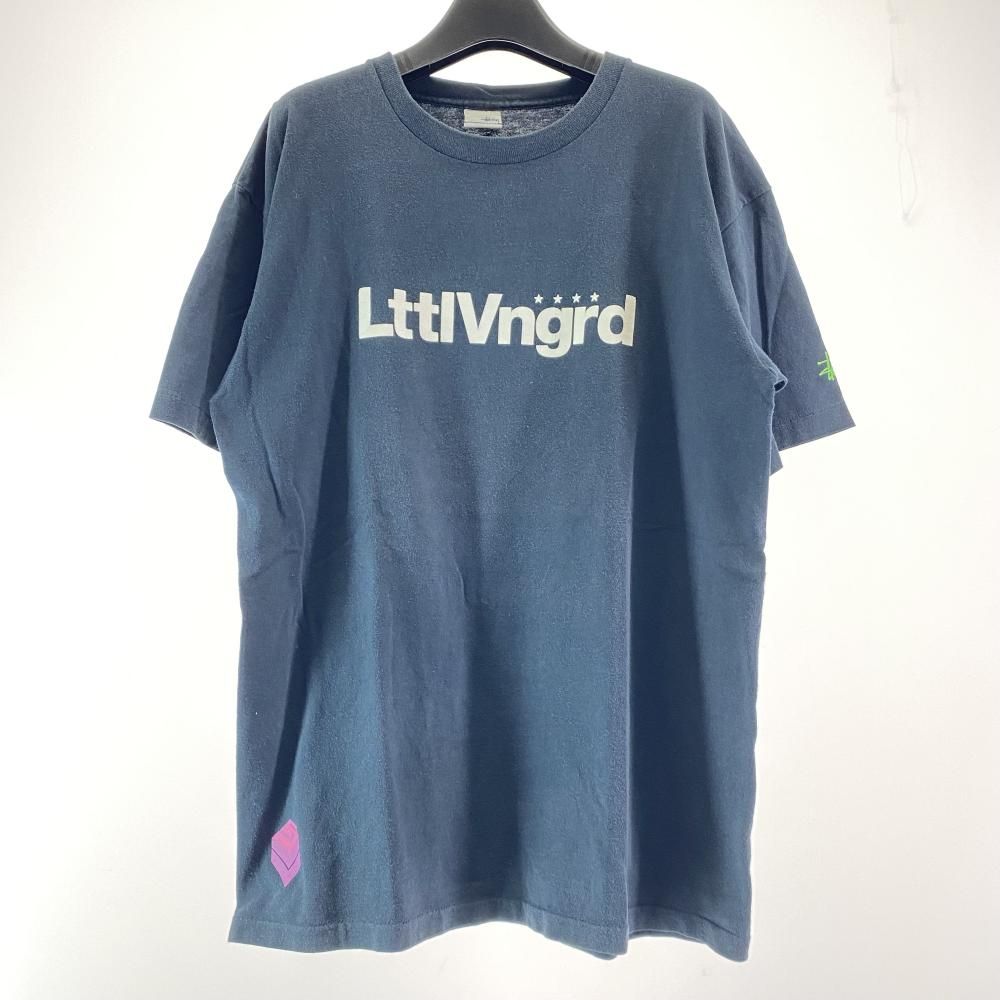 中古】90s Stussy 銀タグ LttIvngrd Tee サイズL ブラック