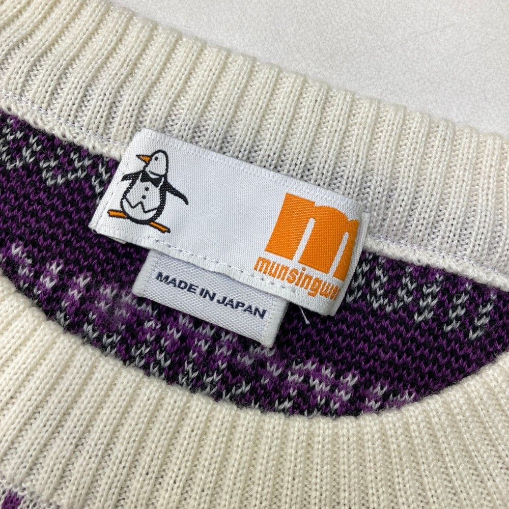 マンシングウェア　長袖 セーター Lサイズ Munsingwear(マンシングウェア) 長袖セーター サイズL レディース美品