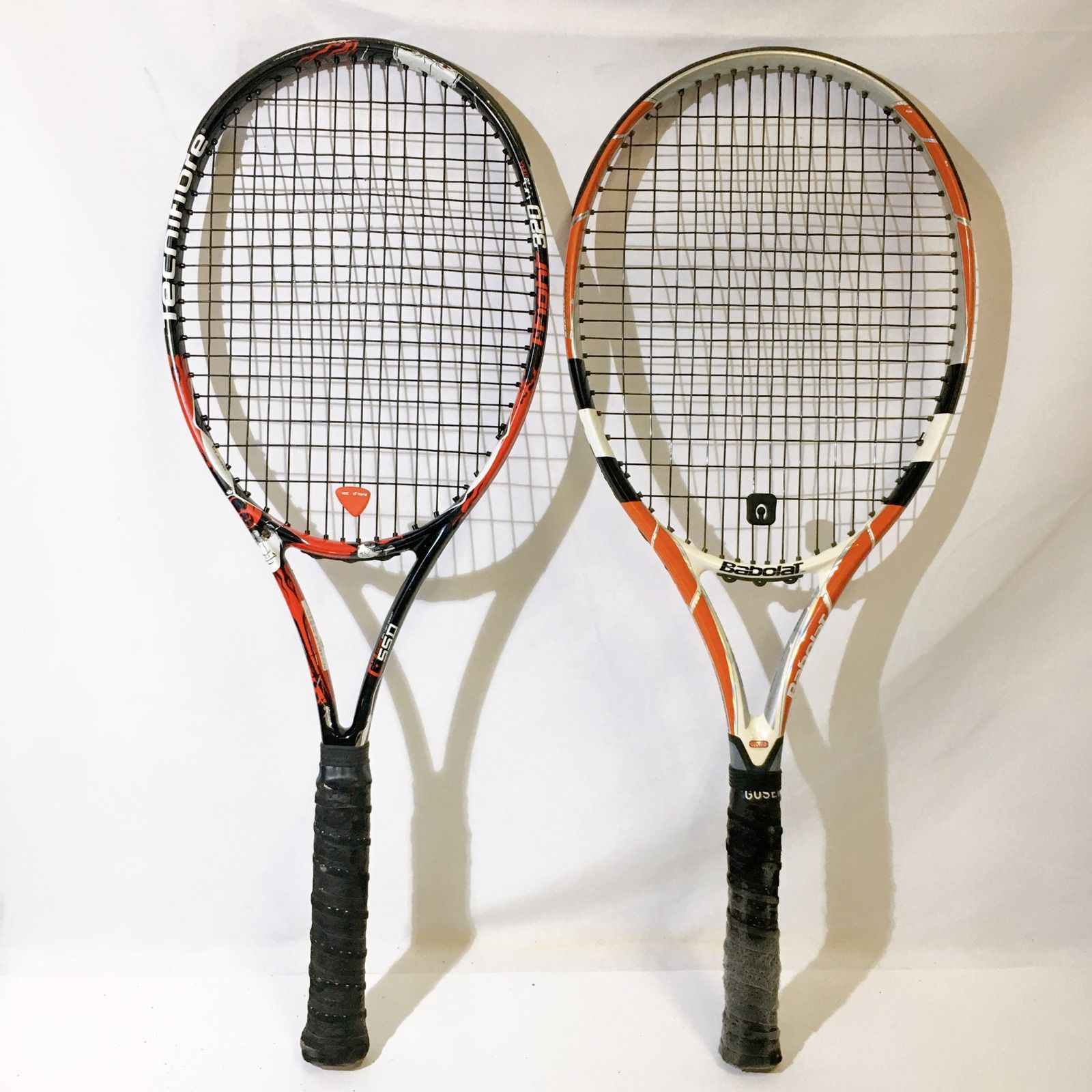 YONEX ヨネックス 他 硬式 テニスラケット 5本セット カバー3点付き 