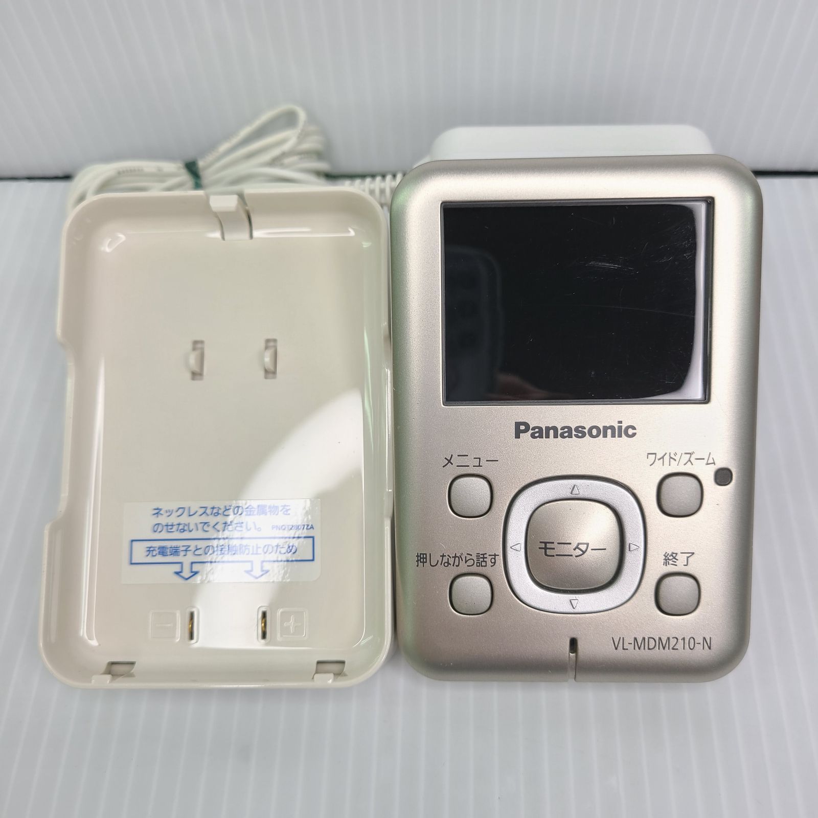 Panasonic パナソニック ワイヤレスドアモニター VL-MDM210-N - メルカリ