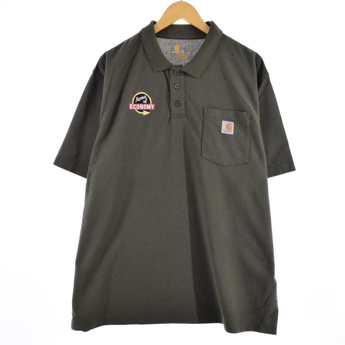 古着 カーハート Carhartt ORIGINAL FIT 半袖 ポロシャツ メンズXL 