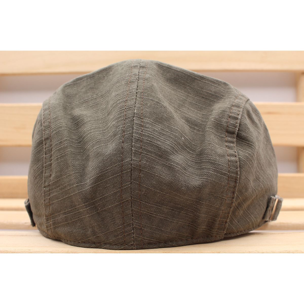 ハンチング帽子 シンプル刺繍 綿 帽子 キャップ 56cm~59cm メンズ レディース オリーブ色 新作 HC244-4