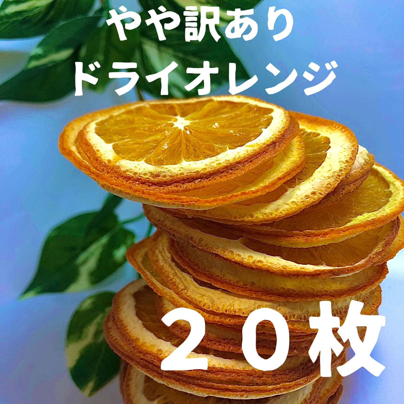 やや訳あり ドライオレンジ 20枚 ドライフルーツ 花材 素材