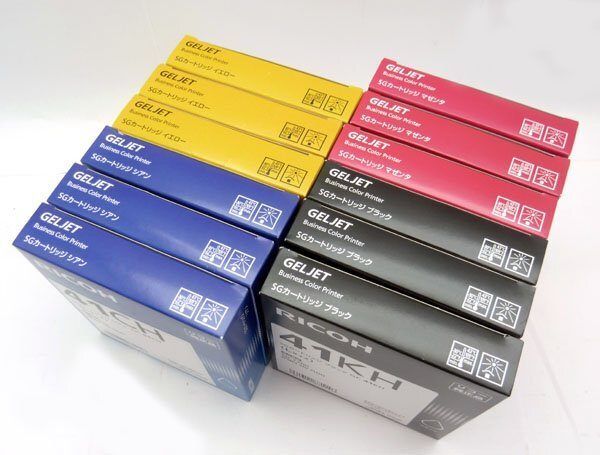 【純正品】【新品未使用】LサイズRICOH SGカートリッジ 4色セット 純正品】【新品未使用】LサイズRICOH SGカートリッジ 4色セット toner