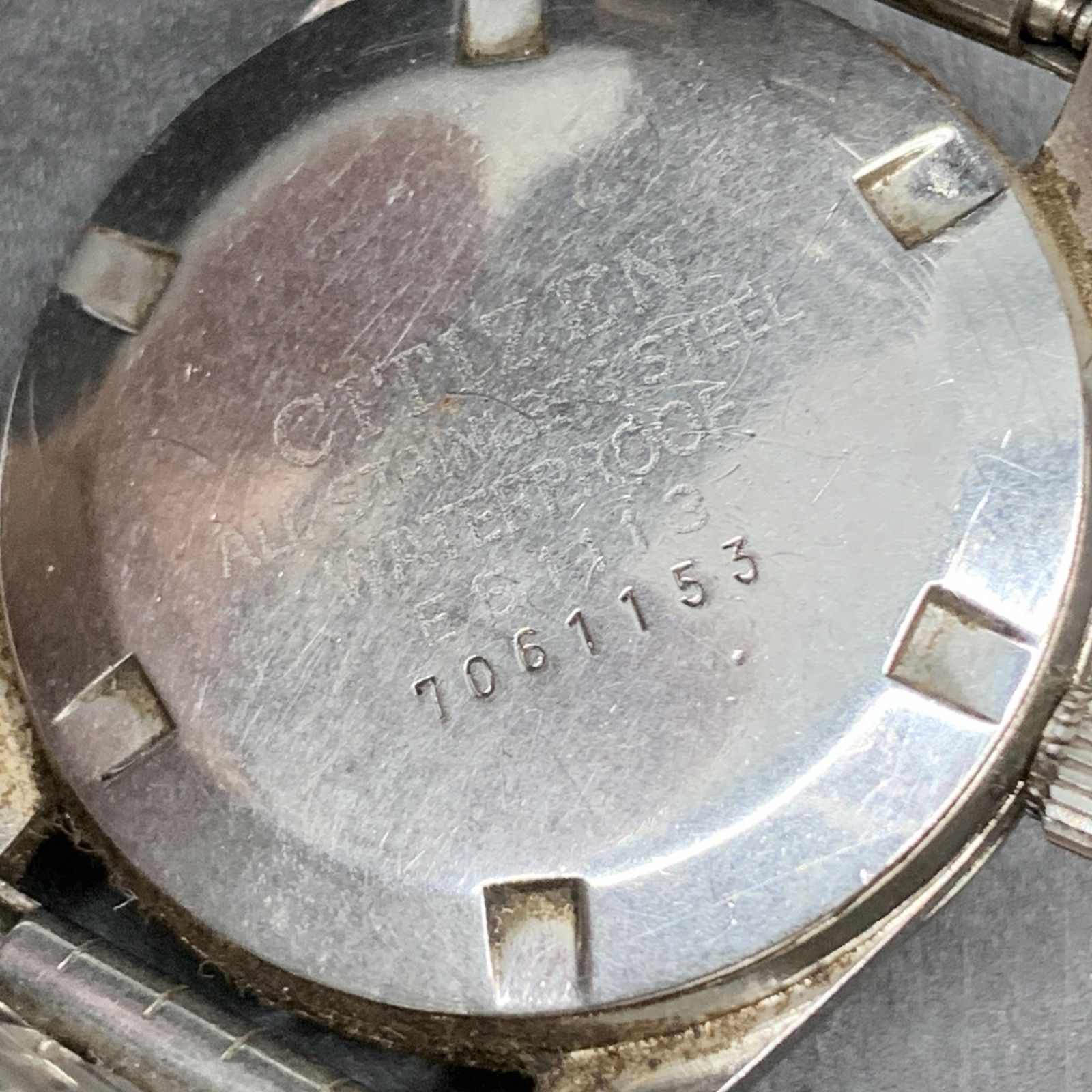 N335 可動 CITIZEN/シチズン 21石 メンズウォッチ 手巻き 腕時計 