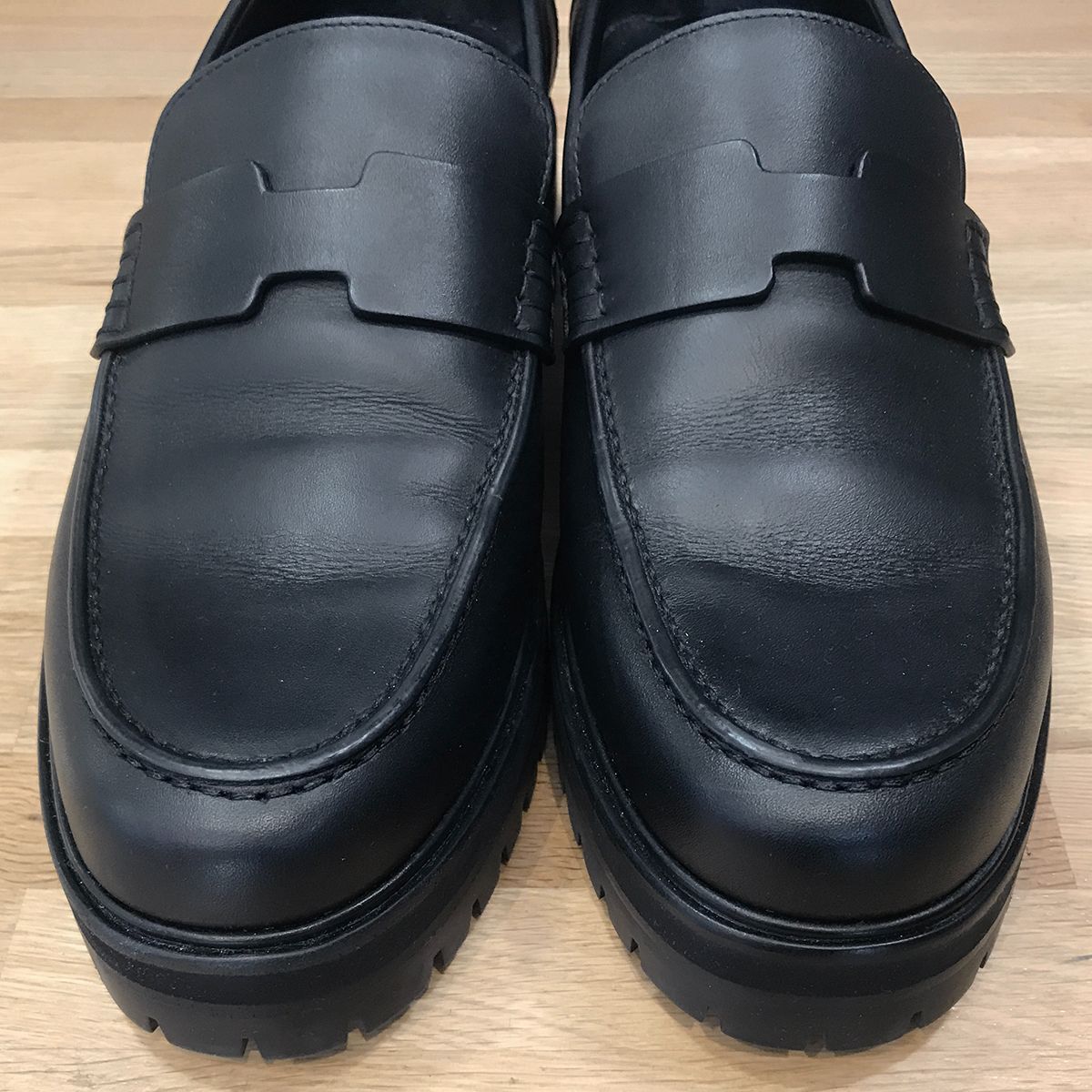 エルメス 厚底 ローファー モカシン アイビー　35.5 新品未使用 楽天市場】【箱・布袋あり】HERMES エルメス ローファー