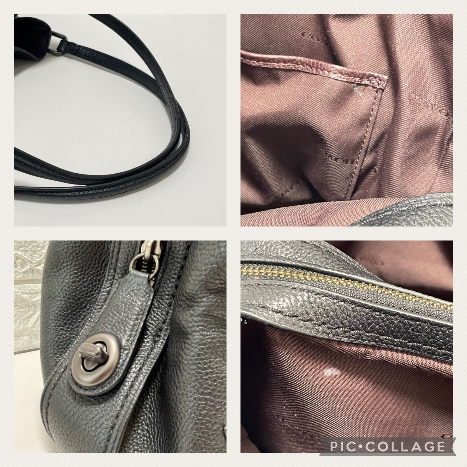 ☆美品☆ COACH コーチ 22794 ショルダーバッグ トートバッグ ブラック