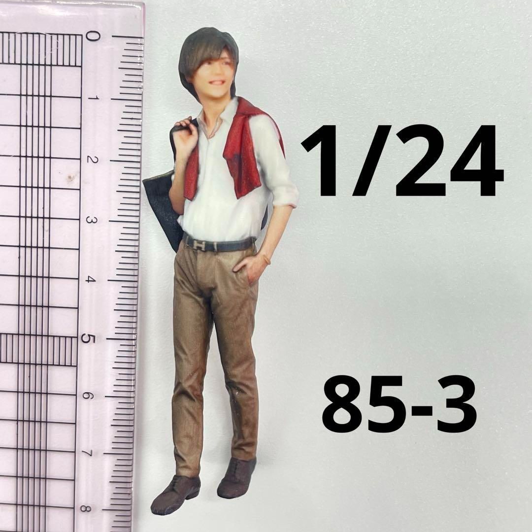 1/24 85-3 男性 フィギュア 完成品 1/64より大 ミニカーに