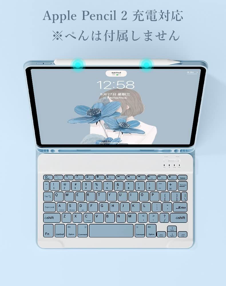 楽天市場】iPad Pro12.9 キーボード付きケース タッチパッド付き Bluetooth キーボードケース 360度回転 7色LEDバックライト  ワイヤレスキーボード iPad Pro12.9 第6世代 第5世代 第4世代 第3世代 Air13 M2 M3 対応【宅配便】 : 未来プラスショップ iPad Air 13インチ (M2) (M3) キーボード付きケース iPad Pro12.9 第3/4/5/6世代 兼用blue