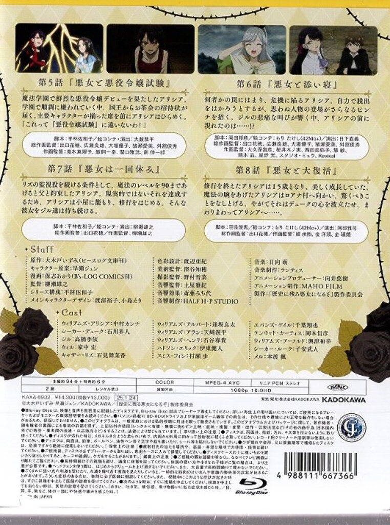 アニメBlu ray 歴史に残る悪女になるぞ 2 レコード クリーニング キット その他 