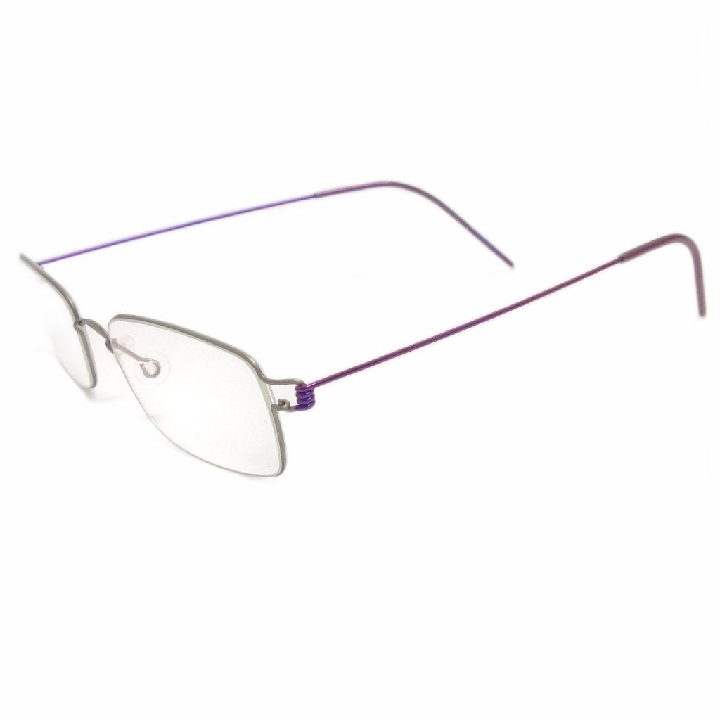リンドバーグ LINDBERG AIVIS メガネフレーム 眼鏡 エアチタニウムリム パープル 49□18 145B