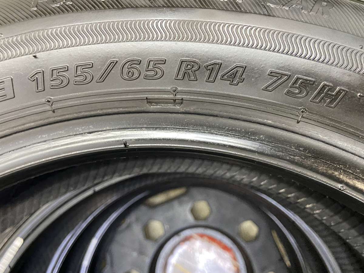 155/65R14 ×4本 ブリヂストン エコピア NH100C 中古 155/65R14 ブリヂストン エコピア NH100C 中古タイヤ サマー