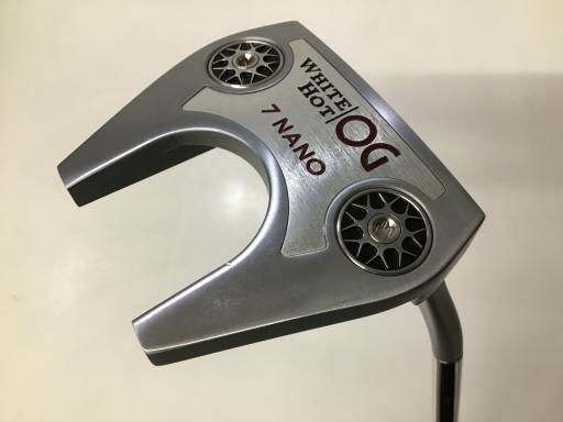 オデッセイ WHITE HOT OG 7 NANO 34インチ パター PT スチール フレックスその他 メンズ 男性用 右利き 右用 Bランク ゴルフクラブ