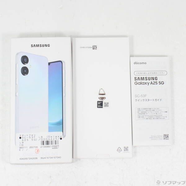 品〕 Galaxy A25 5G 64GB ライトブルー SC-53F docomo SIMフリー【251】