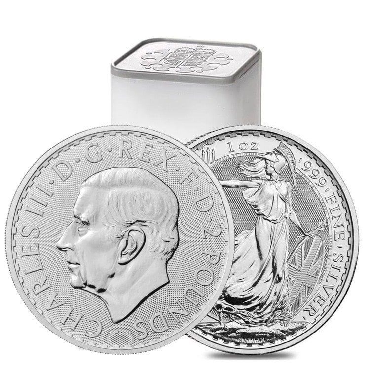 イギリス 2026年 チャールズ3世 ブリタニア 1/4オンス 銀貨 イギリス