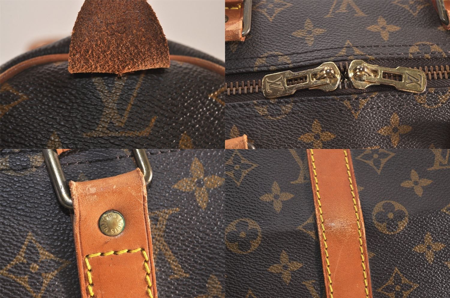 訳あり　ルイヴィトン モノグラム ボストンバッグ キーポル ブラウン　55センチ 訳あり ルイヴィトン モノグラム ボストンバッグ キーポル ブラウン 55