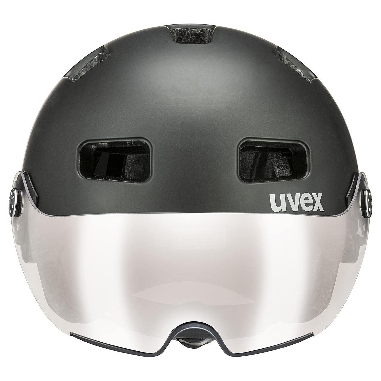 uvex(ウベックス) 自転車ヘルメット バイザー付き LEDライト付属 ドイツ製 rush visor - メルカリ