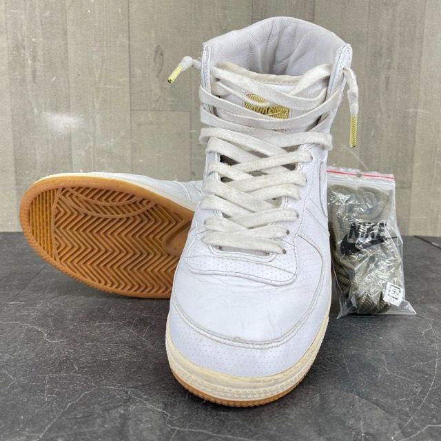 ナイキ ターミネーター ハイ ラックス メンズ シューズ ホワイト 約26cm NIKE TERMINATOR HIGH LUX/57167