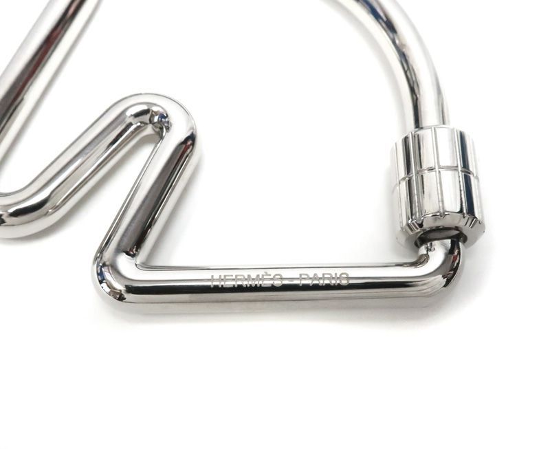 エルメス キーホルダー シュヴァル シュバル 馬 キーリング メタル HERMES 34022