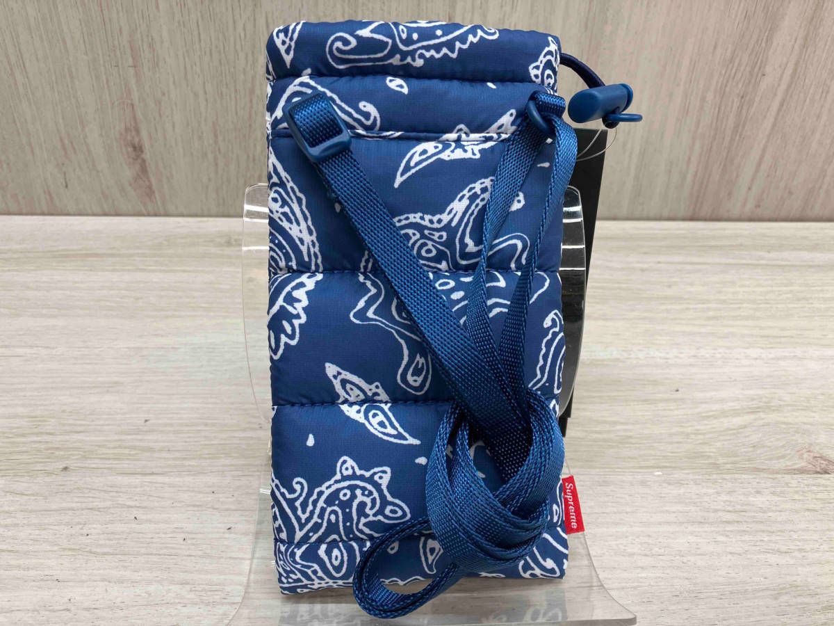 未使用品 ］ Supreme シュプリーム PUFFER NECK POUCH ペイズリー柄