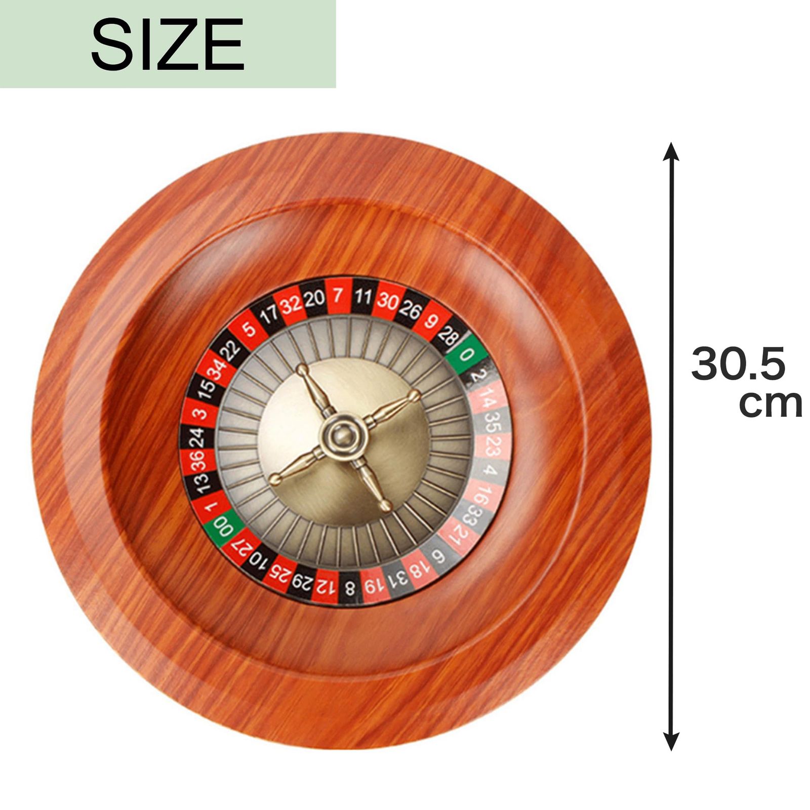 Asdays ルーレット カジノ ルーレットホイール ルーレット盤 テーブルゲーム 木製 YUZUMIYA_COM