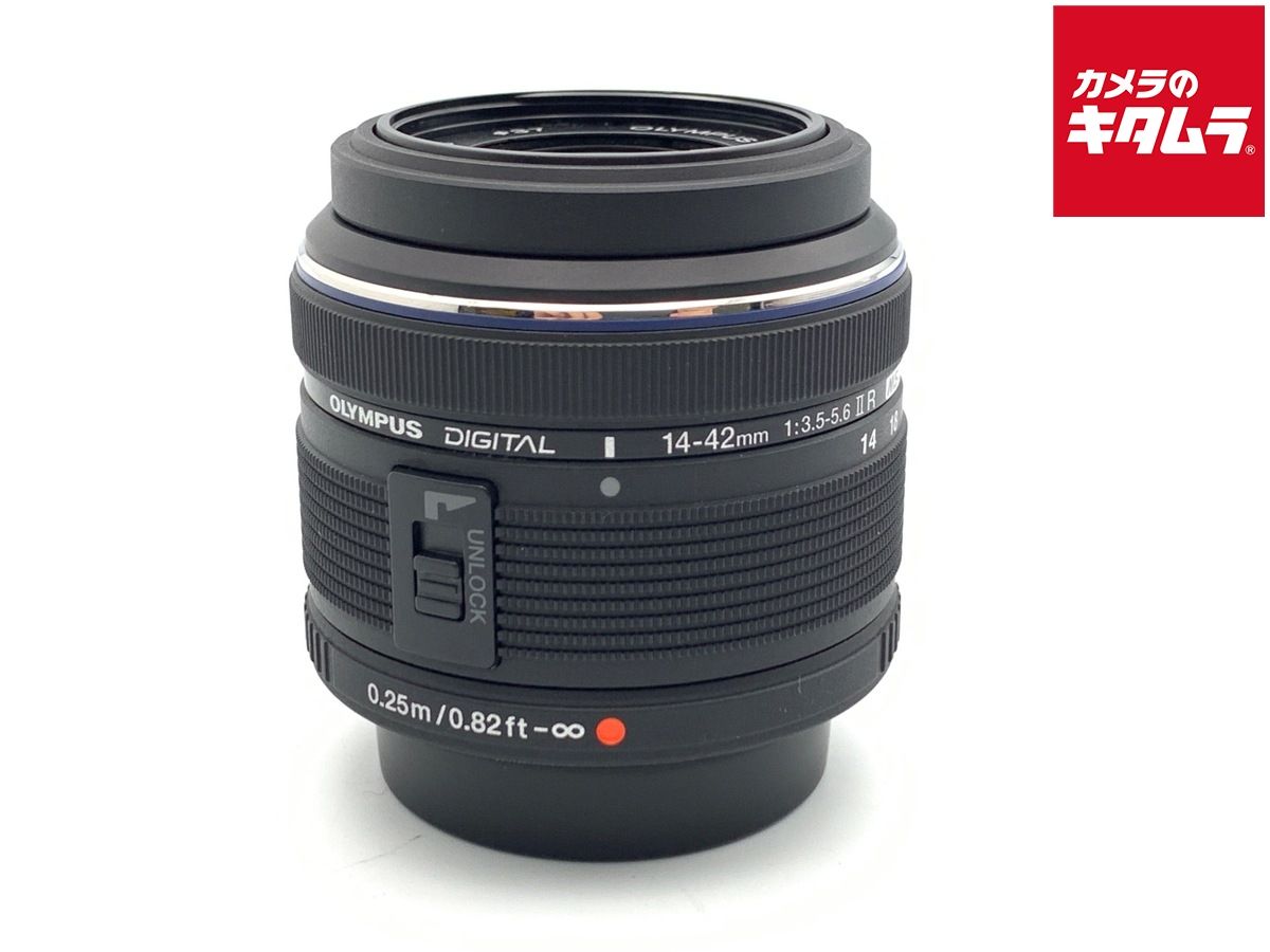 品 オリンパス M.ZUIKO DIGITAL 14-42mm F3.5-5.6 II R ブラック