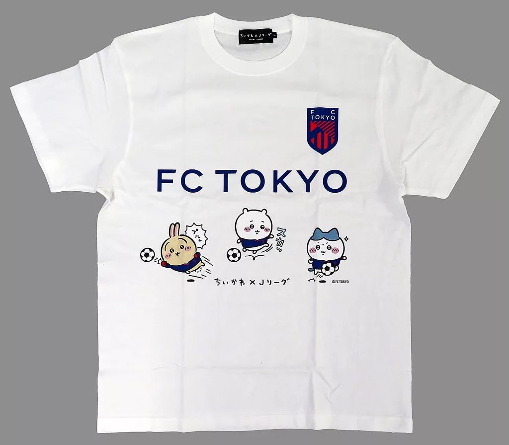 ちいかわ＆ハチワレ＆うさぎ(横浜F・マリノス) Tシャツ ホワイト