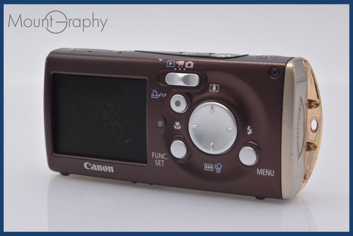 Canon IXY DIGITAL L4 ブラウン 充電器付き IXY DIGITAL L4 - キヤノンカメラミュージアム