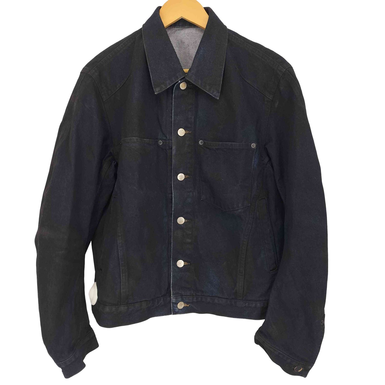 ネヴァーフォーゲット NVRFRGT 別注 COATING 3D TRUCKER JACKET メンズ 