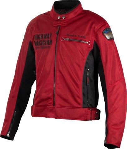 メッシュジャケット レッド LLサイズ YB-5101 イエローコーン