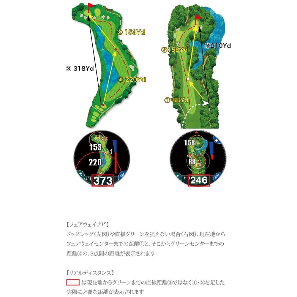 ゴルフ距離計 ゴルフウォッチ