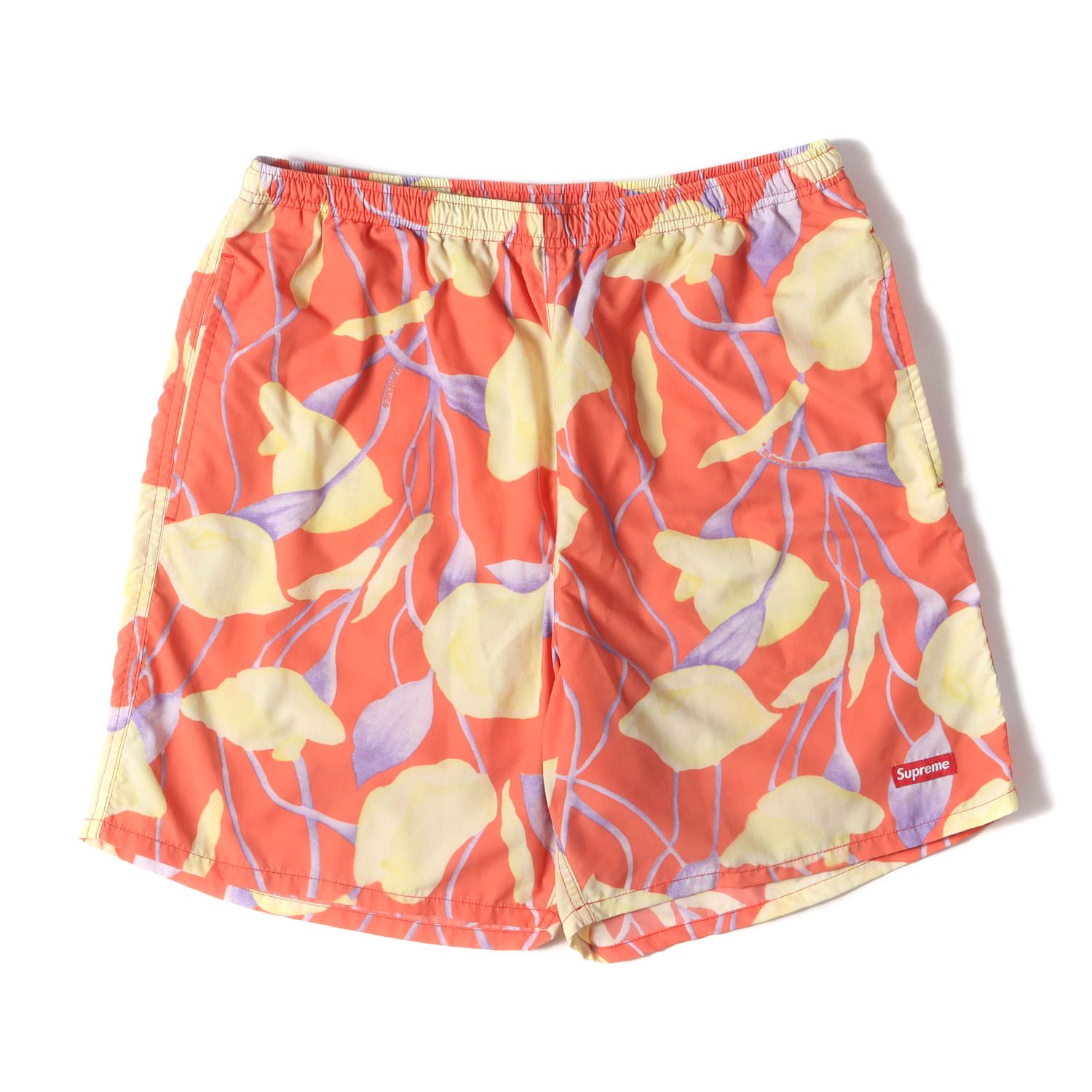 Supreme シュプリーム パンツ サイズ M | フローラル柄 ナイロン ウォーター ショーツ Nylon Water Short | レッドフローラル | ボトムス ショートパンツ メンズ