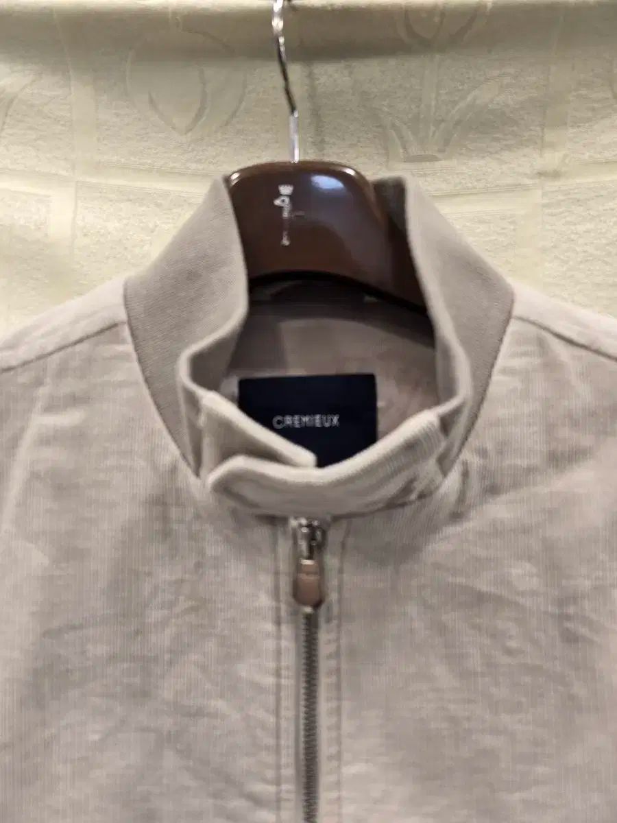クレム コーデュロイ ボンバー ジャケット ブルゾン ライトグレー 100