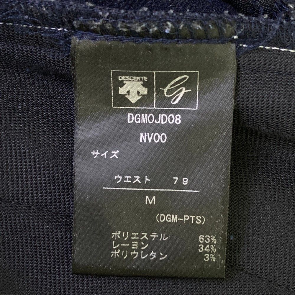 サイズ：79 DESCENTE GOLF デサントゴルフ パンツ ネイビー系