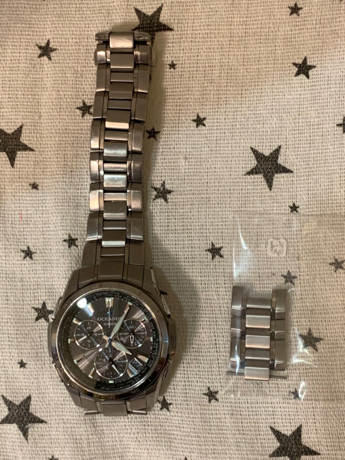CASIO OCEANUS 腕時計 未使用コマ付属 OCW-S1050 特典付き