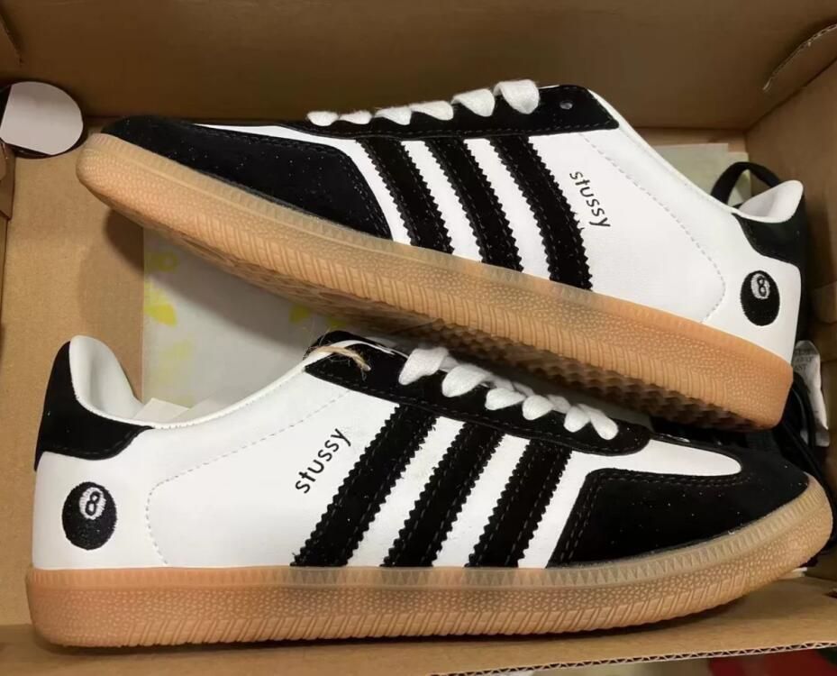 新品 adidas Originals Gazelle INdoor x Stussy スニーカー Adidas 靴 男女兼用 箱付