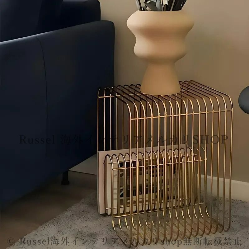 ブックシェルフ スカンジナビア風 メタル お洒落 シンプル 雑誌 本