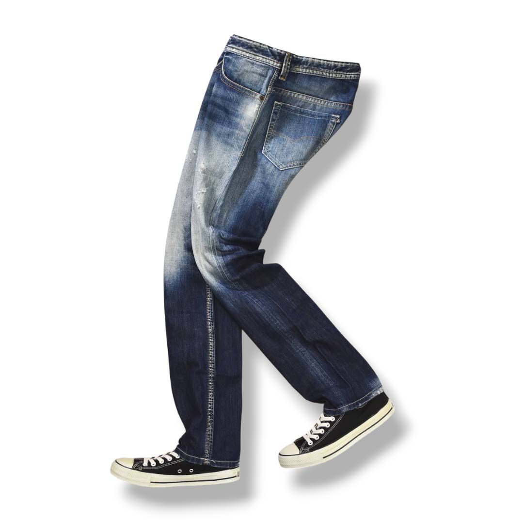 W25 XS相当 DIESEL ダメージ スキニー イタリア製 Y２K N558 美品】 Dieselディーゼル ダメージ加工 スキニー デニム - メルカリ