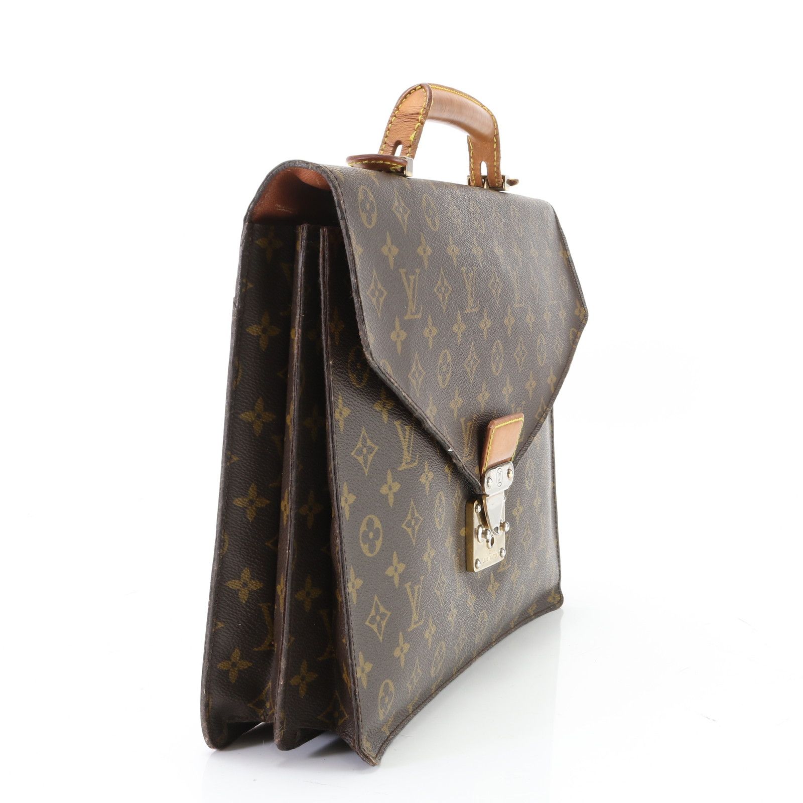 大注目】 LOUIS VUITTON モノグラム コンセイエ 本革 M53331 - バッグ